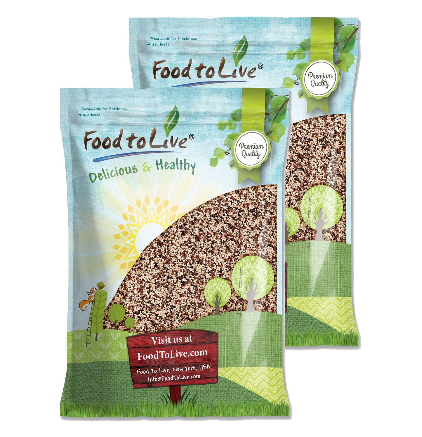 Tri-Color Quinoa - by Food To Live
