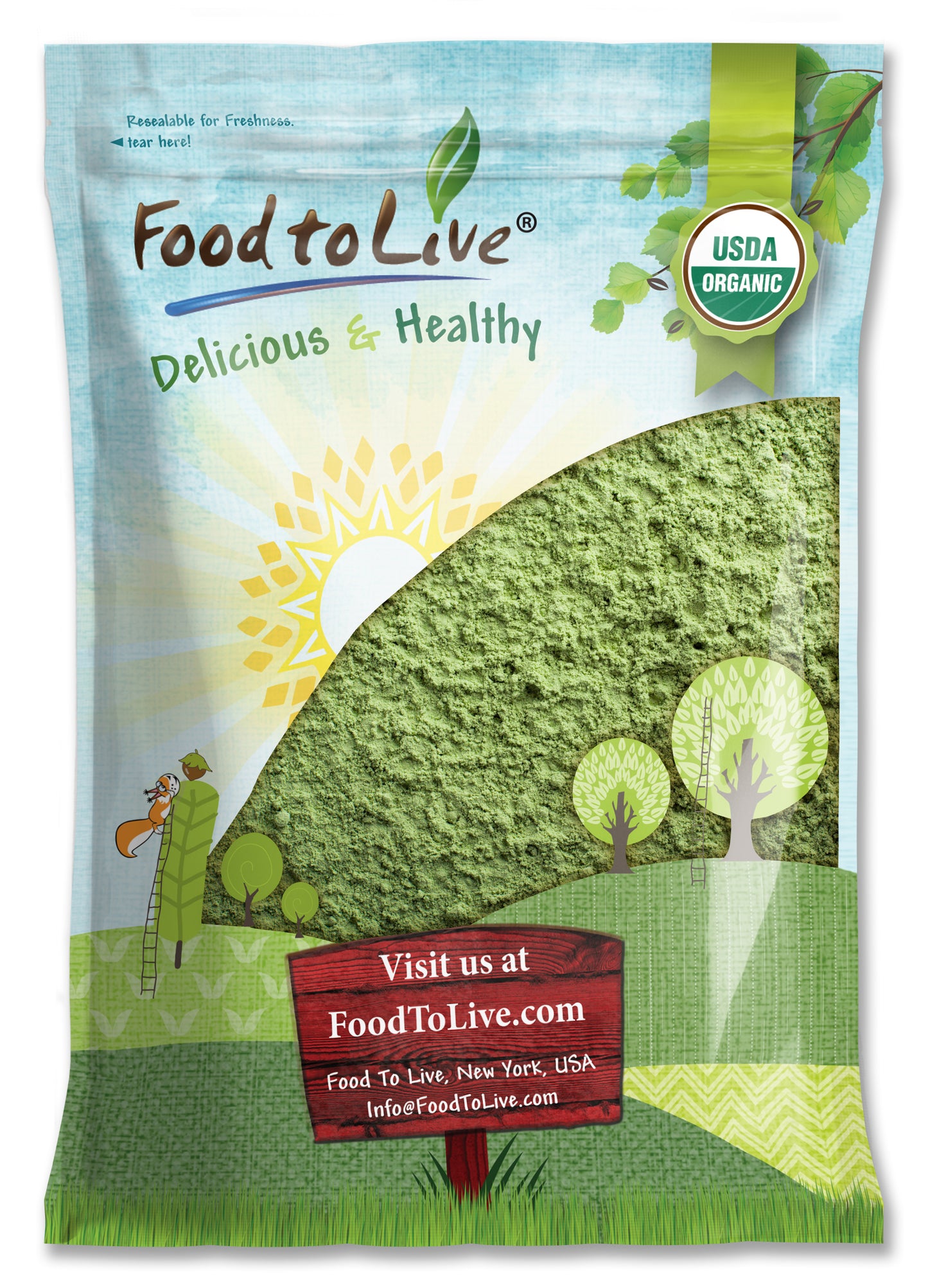 Organic Wheatgrass Powder - by Food To Live