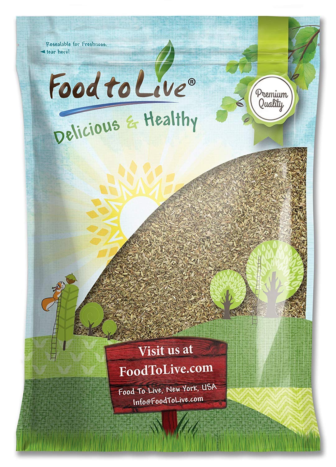Fennel Seeds - by Food To Live