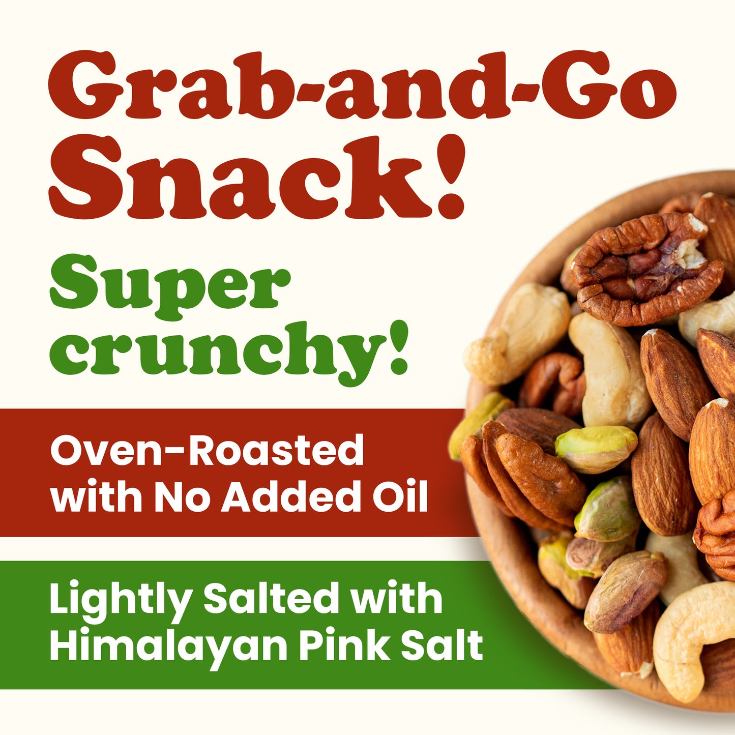 Organic Four Nuts Mix - by Food to Live