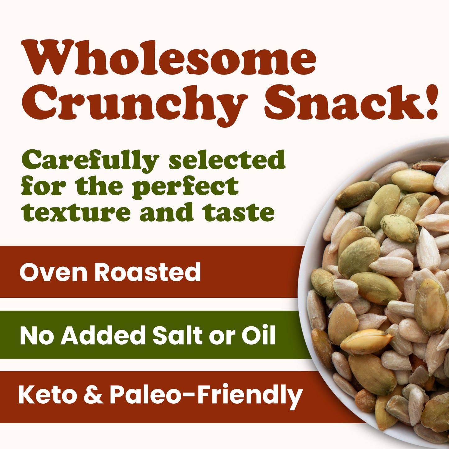 Roasted Sunflower and Pumpkin Seed Mix - by Food To Live