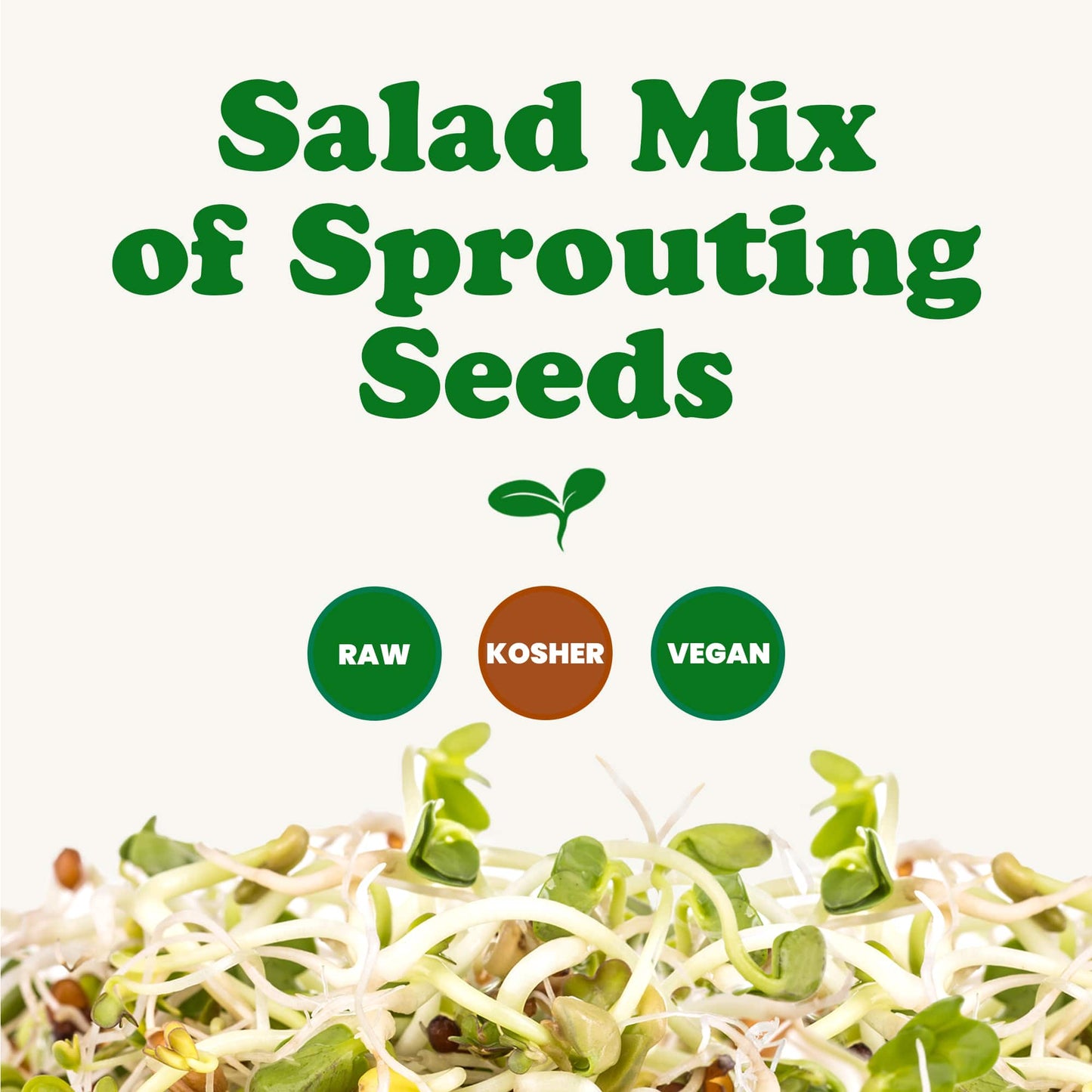 Salad Mix of Sprouting Seeds - by Food To Live