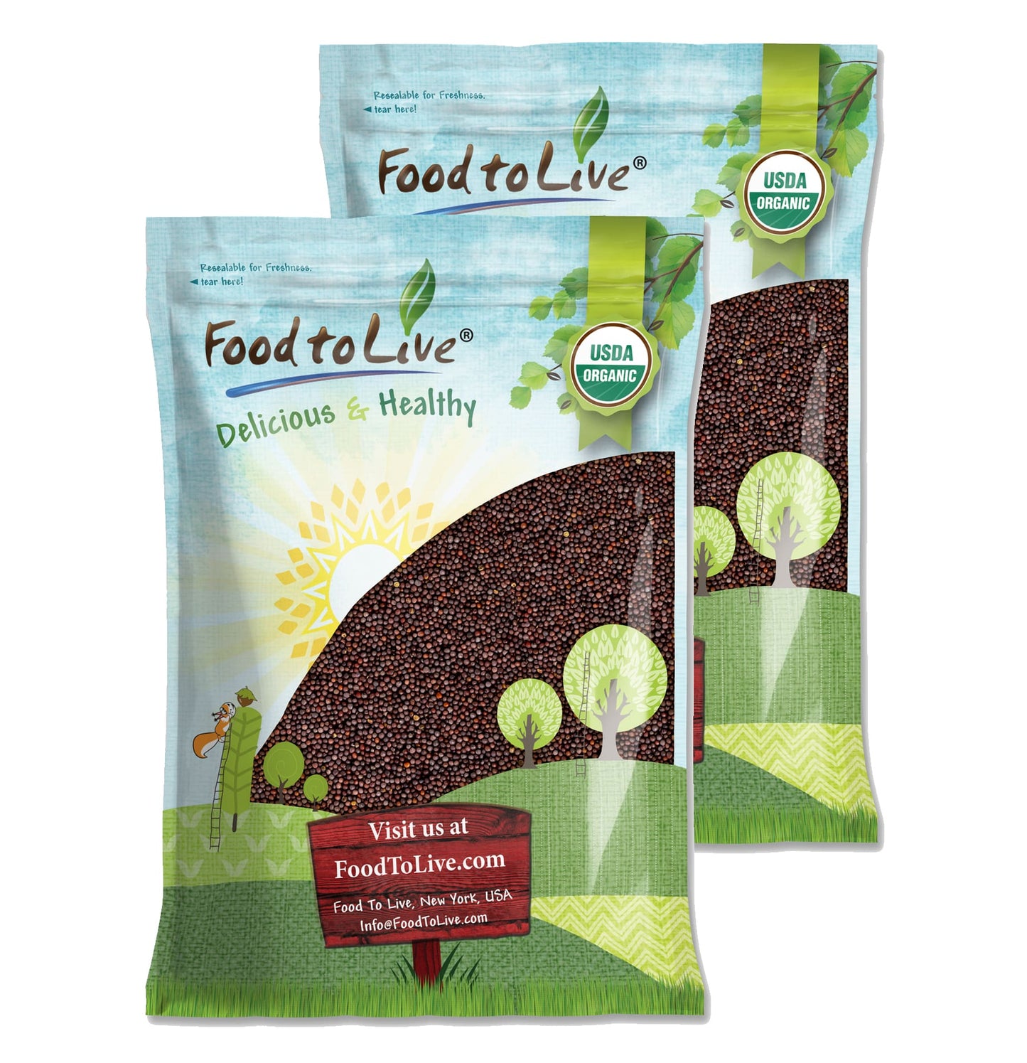 Organic Brown Mustard Seeds - by Food To Live