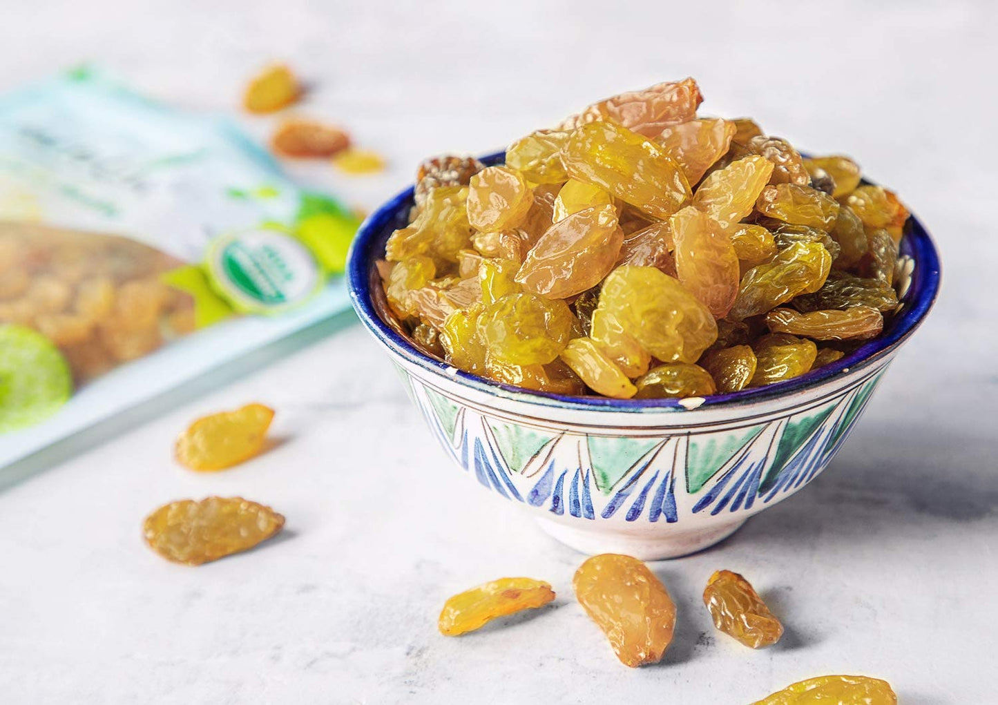 California Jumbo Golden Raisins — Non-GMO Verified, Seedless, Sun-Dried, No Added Oil, No Added Sugar, Kosher, Vegan, Raw, Bulk - by Food to Live