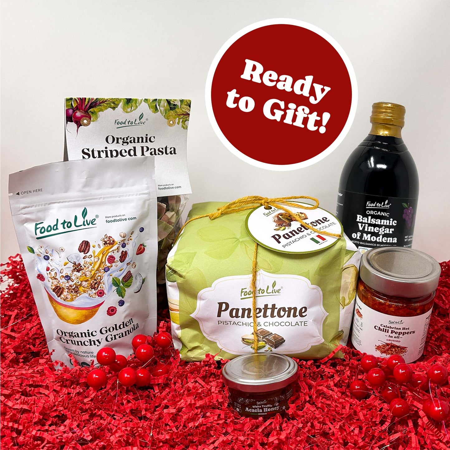 Holiday Gift Basket - Ultimate Festive Food Present - by Food to Live