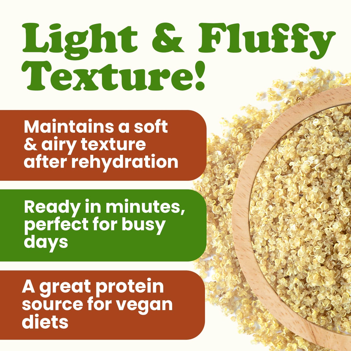 Pre-Cooked White Quinoa - by Food To Live
