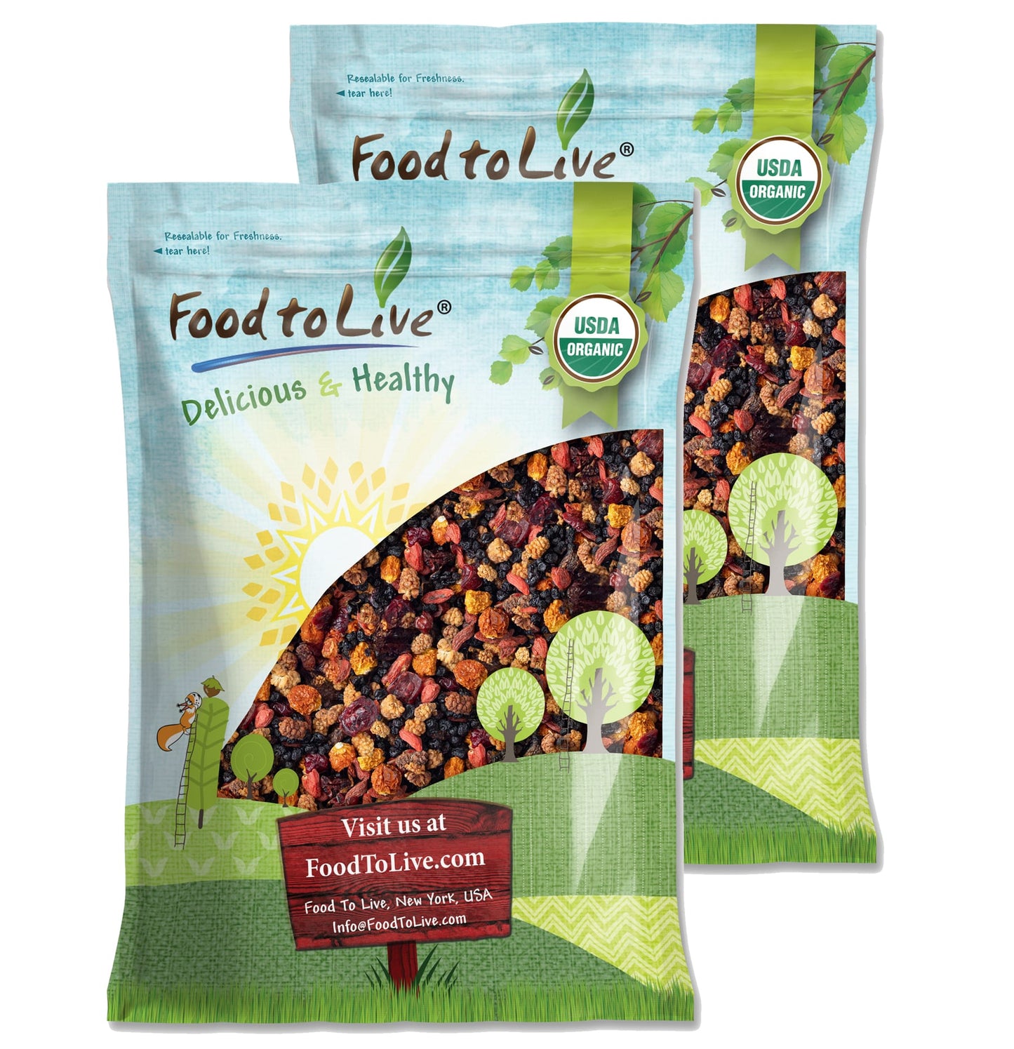 Organic Berries Paradise Mix - by Food To Live