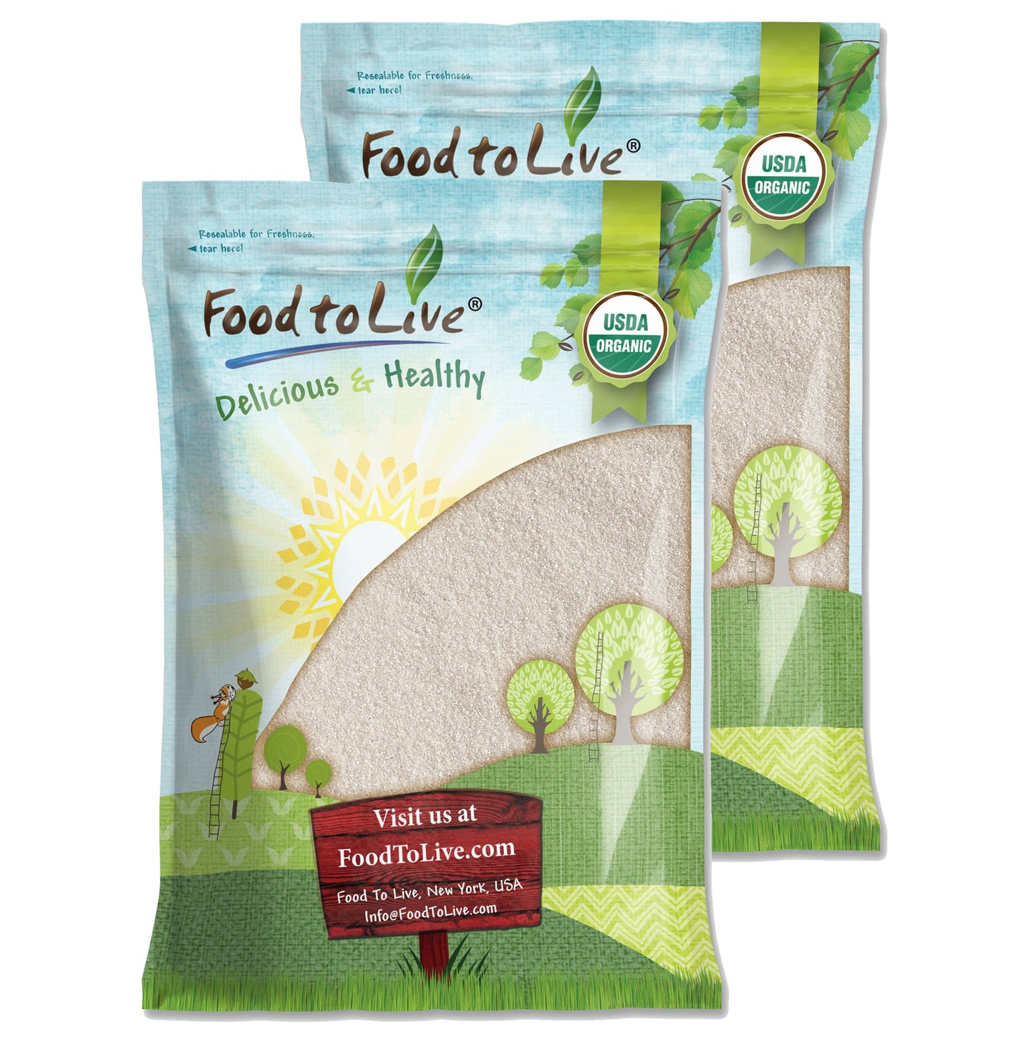 Organic White Polenta - by Food To Live