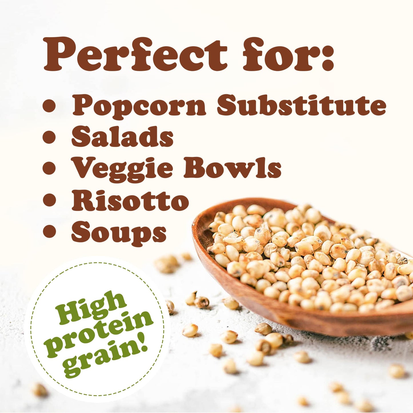 Italian White Whole Grain Sorghum - by Food To Live