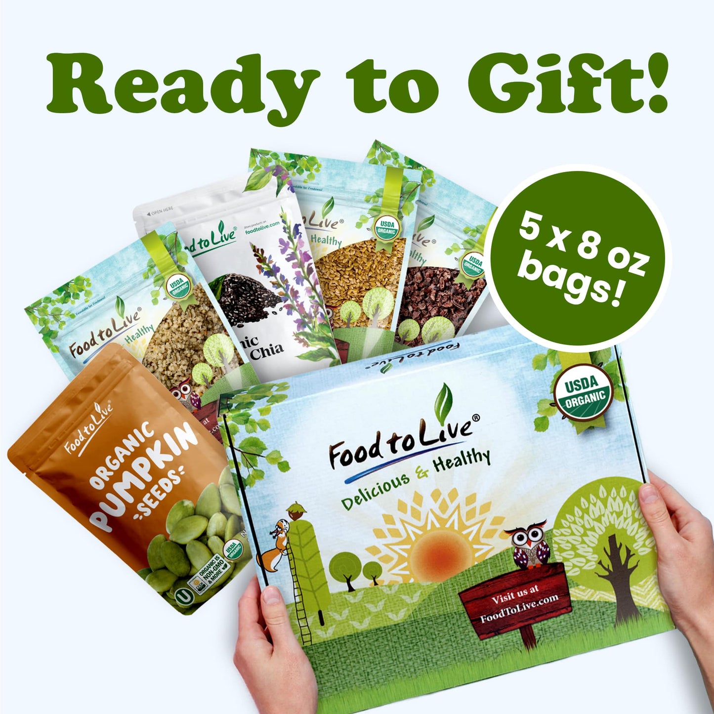 Organic Superfoods in a Gift Box - by Food To Live