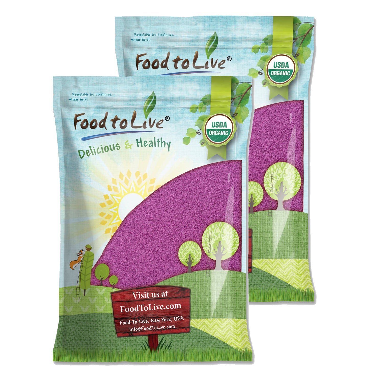 Organic Purple Sweet Potato Powder - by Food To Live