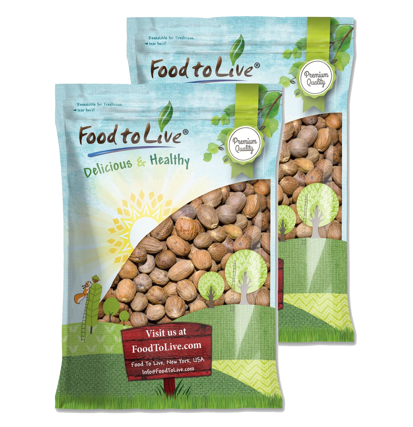 Whole Nutmeg - by Food To Live