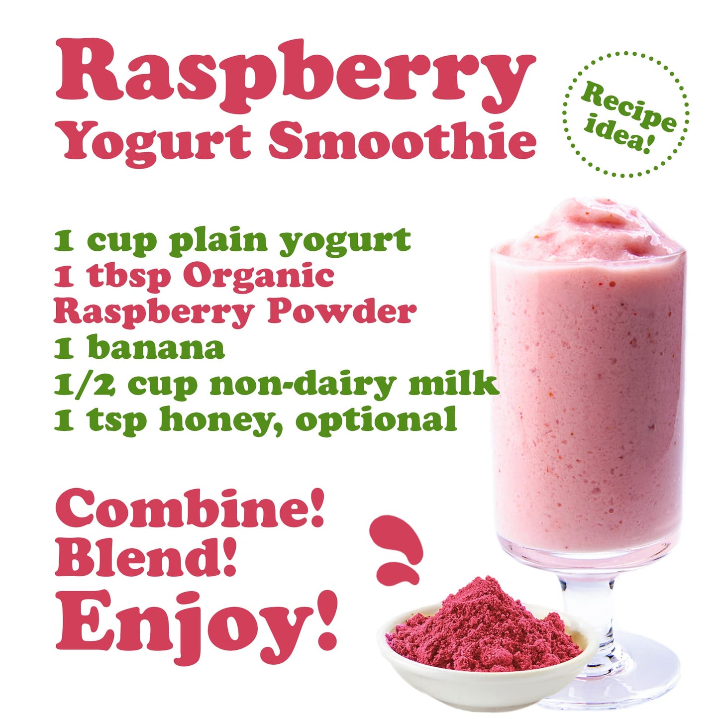 Organic Raspberry Powder - by Food To Live