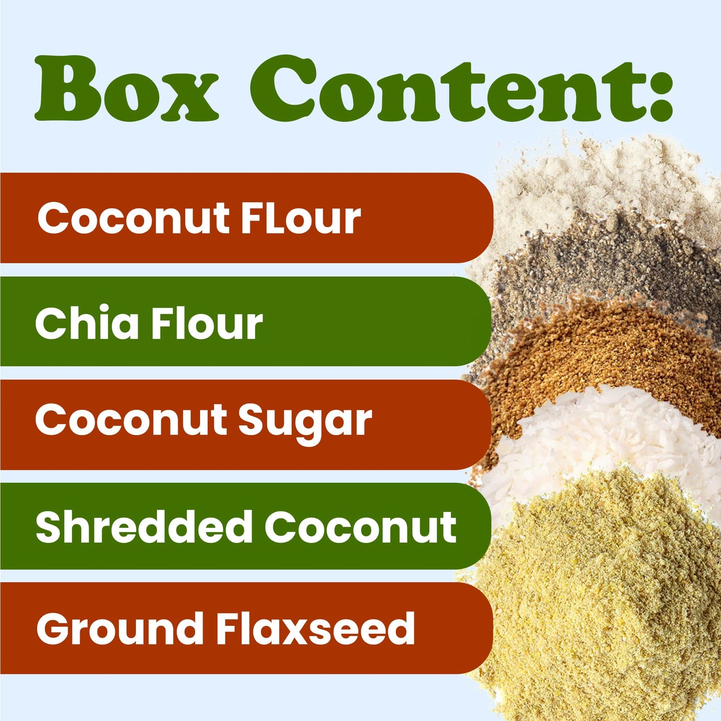 Organic Baking Ingredients in a Gift Box - by Food To Live