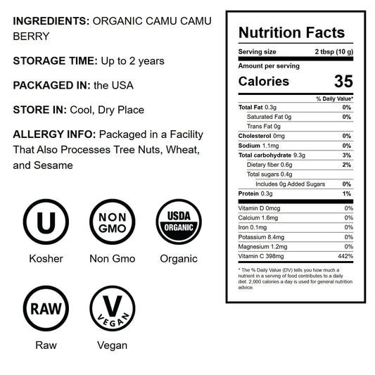 Organic Camu Camu Powder - by Food To Live