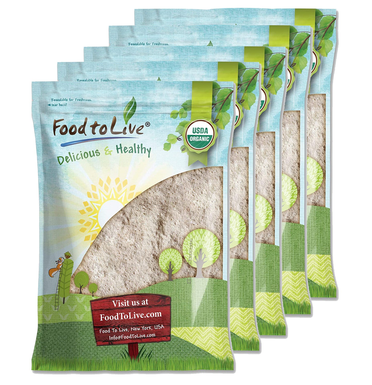 Organic Barley Flour - by Food To Live