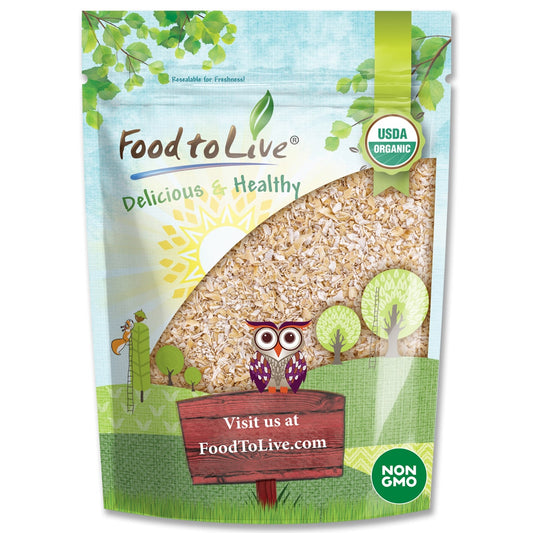 Gluten Free Organic Oat Bran – A Nutritional Powerhouse High Fiber Hot Cereal, Milled from High Protein Oats. Non-GMO, Raw, Unprocessed, Vegan, Kosher, Bulk. Good for Dukan Diet
