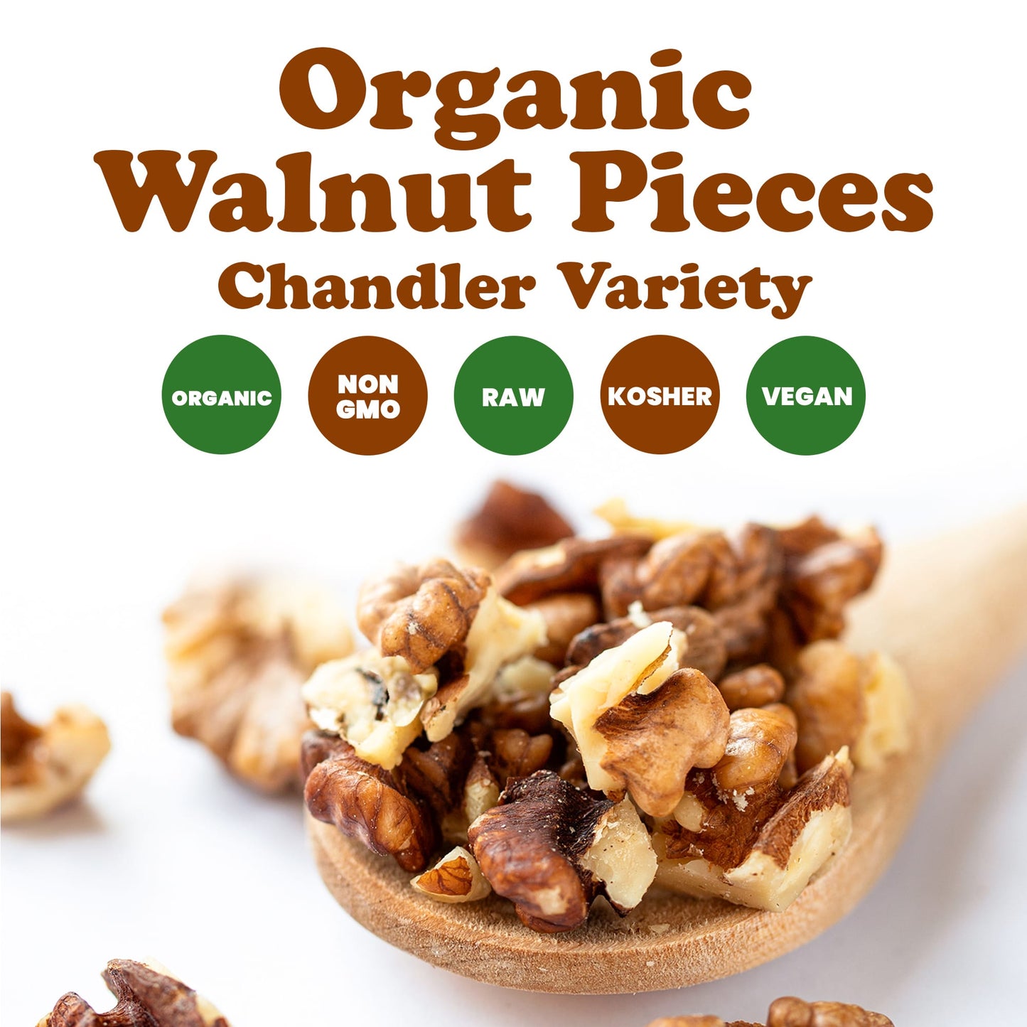 Organic Walnut Pieces - by Food To Live