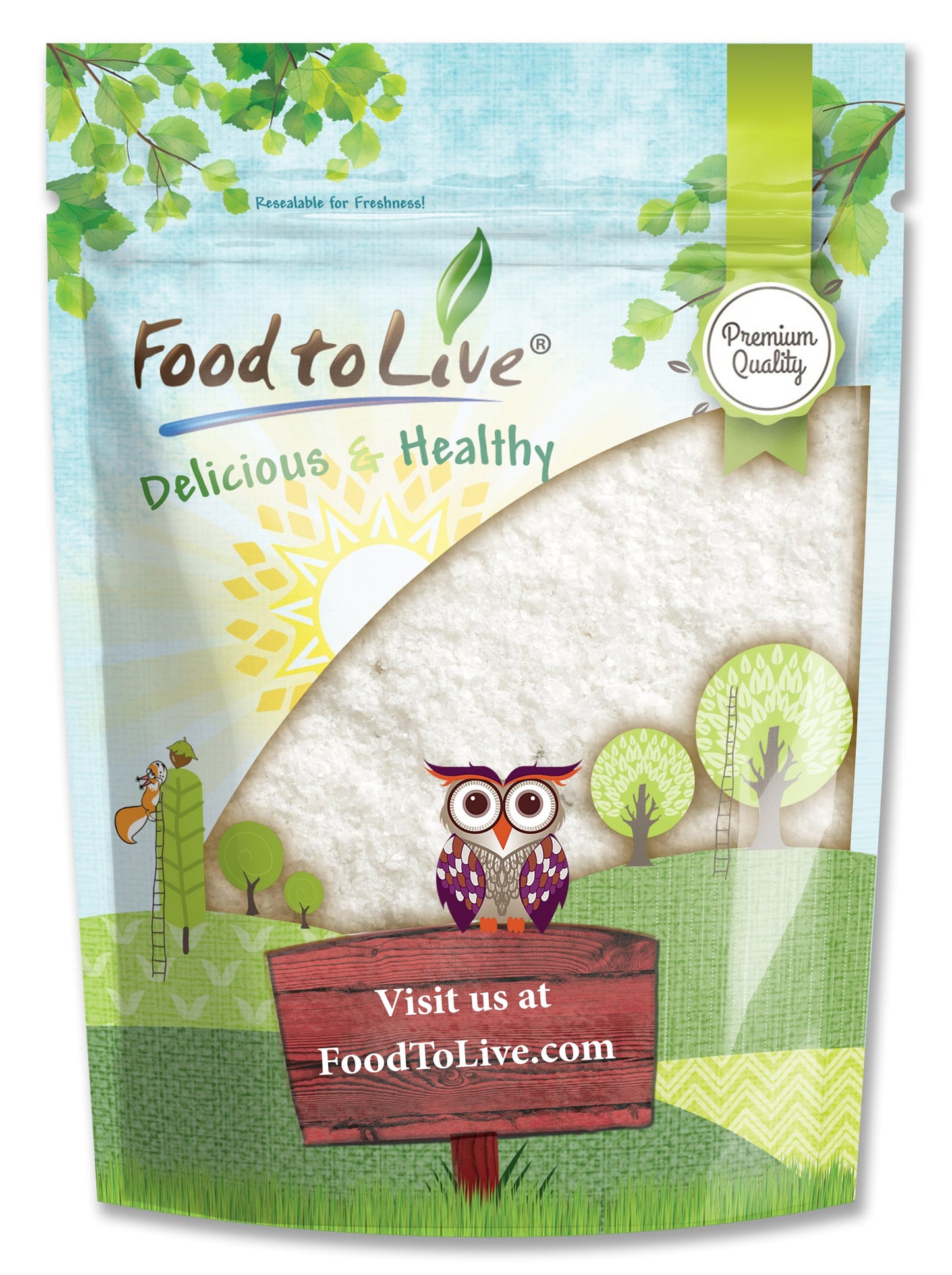 Coarse Mediterranean Sea Salt - by Food To Live