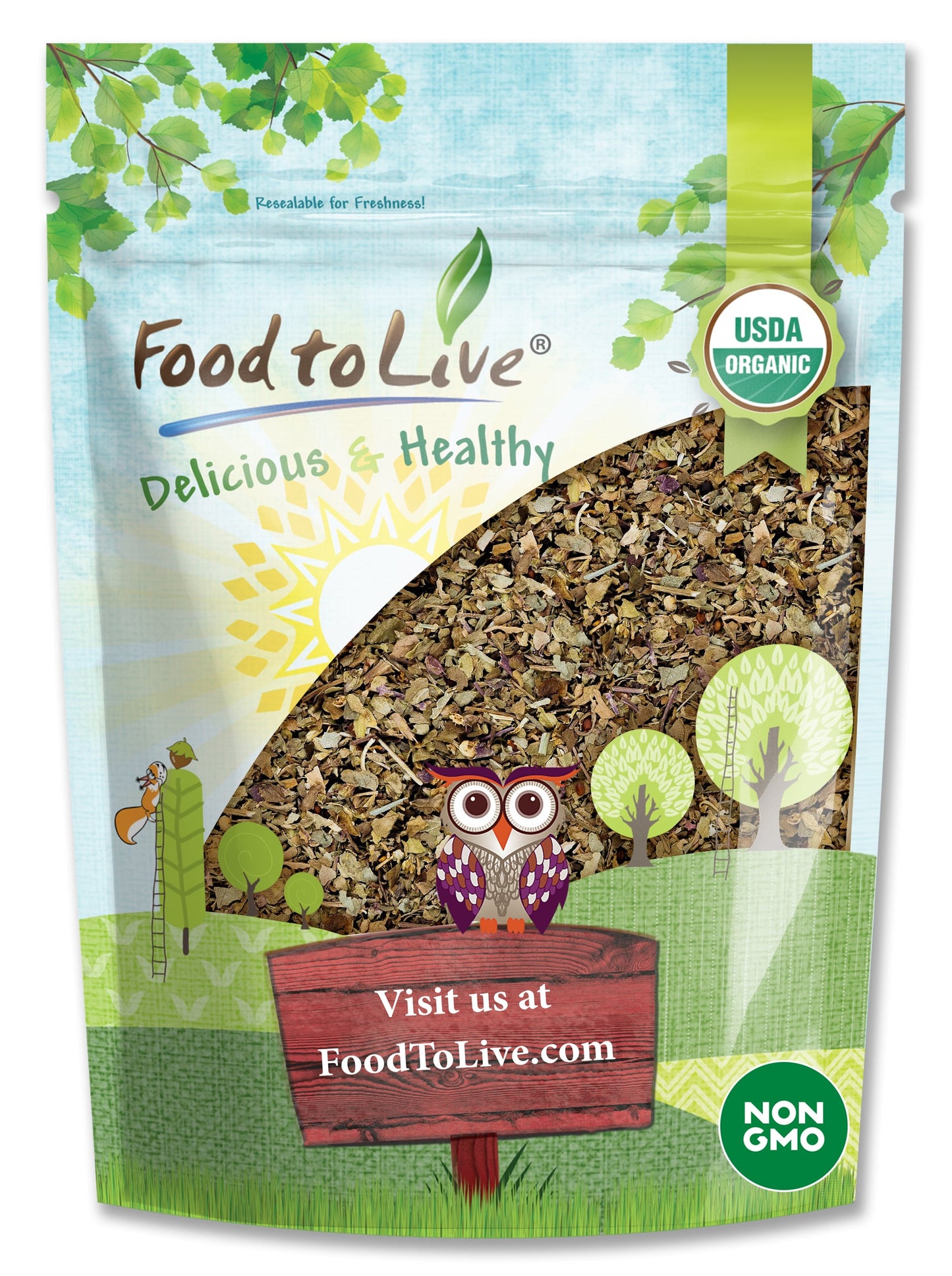 Organic Basil Leaves - by Food To Live