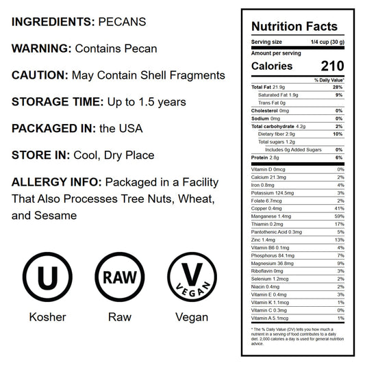 Pecan Pieces - by Food To Live