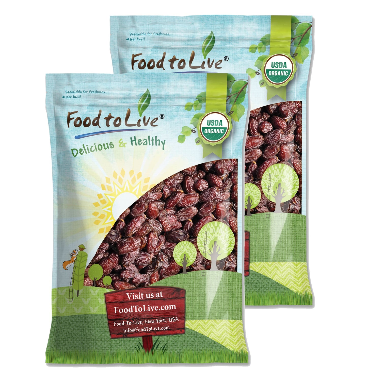 Organic California Medjool Dates - by Food To Live