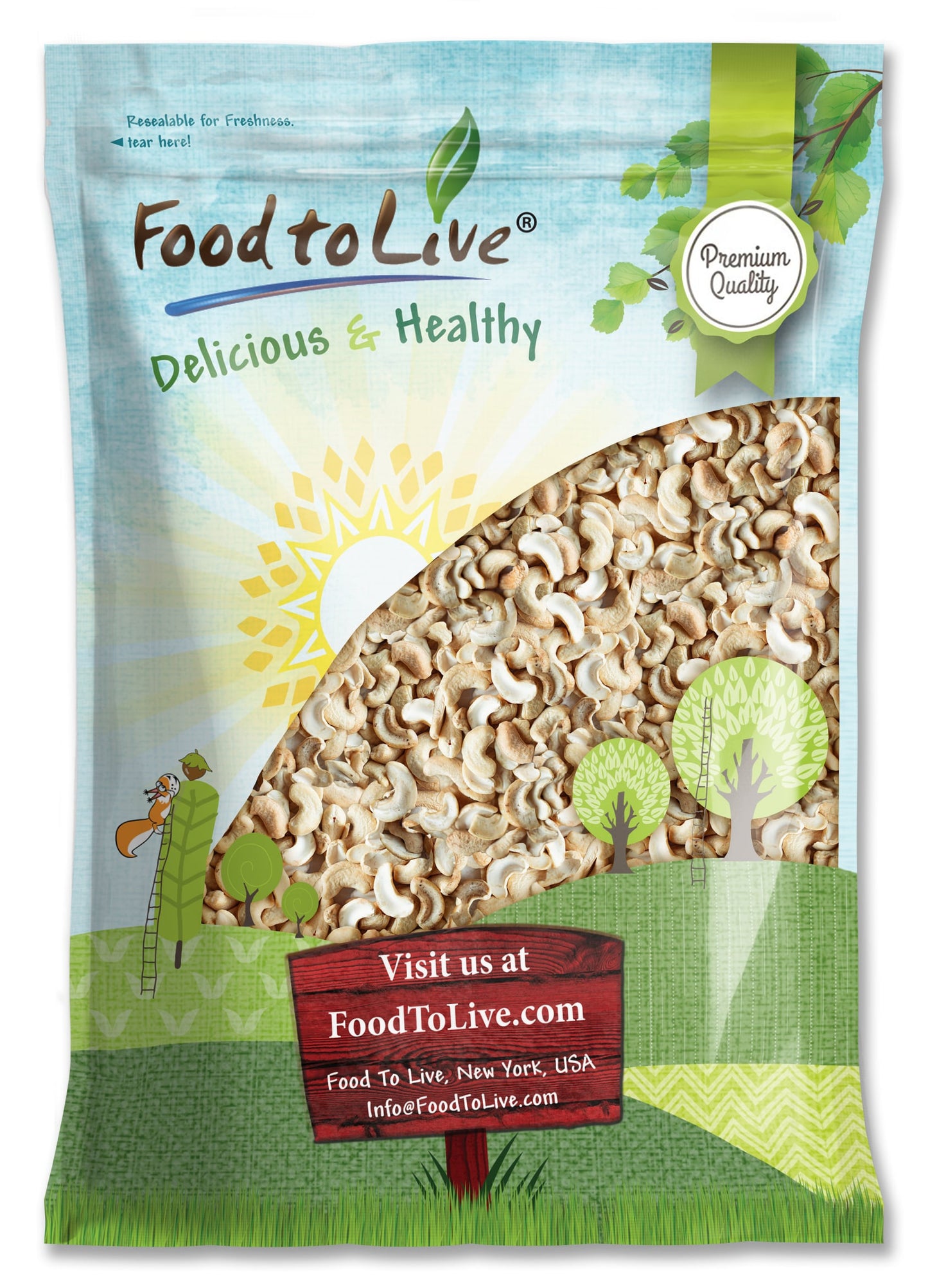 Cashew Pieces - by Food To Live