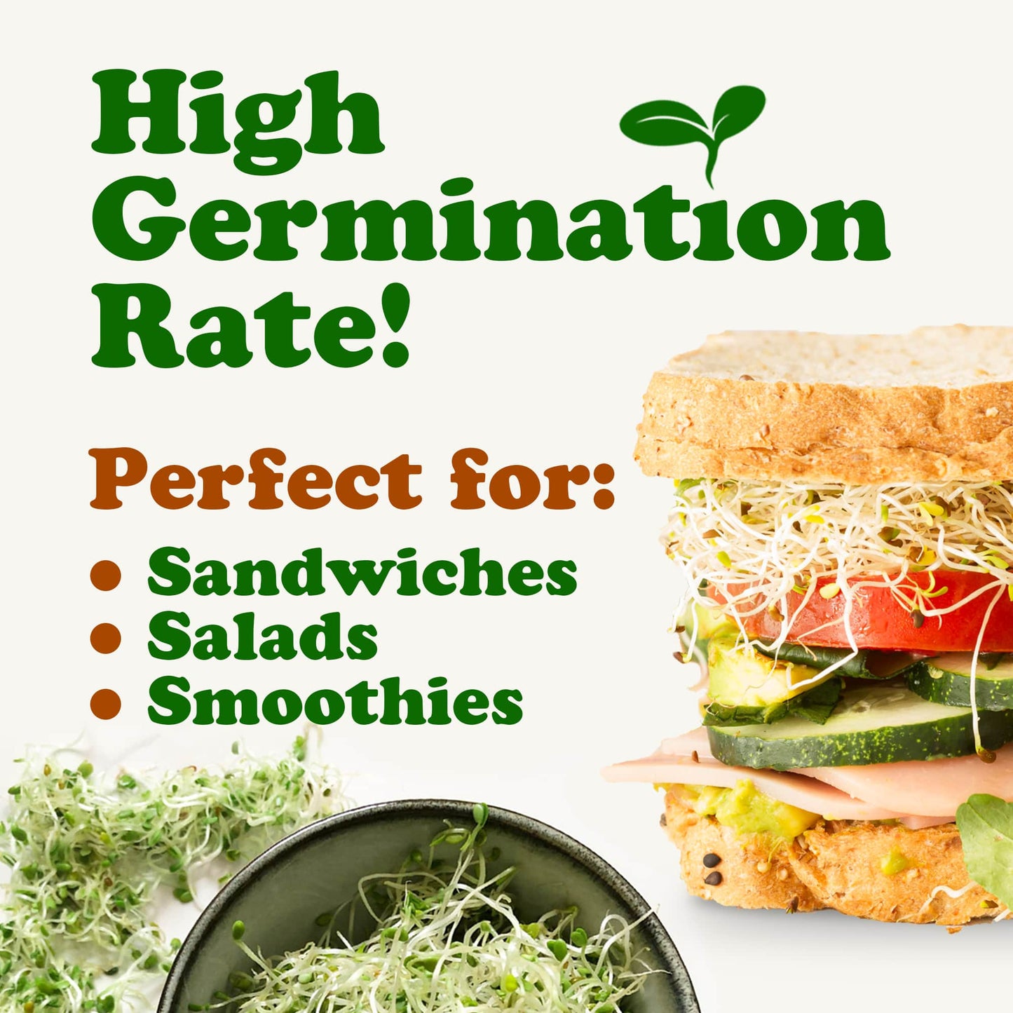 Organic Antioxidant Mix of Sprouting Seeds - by Food To Live