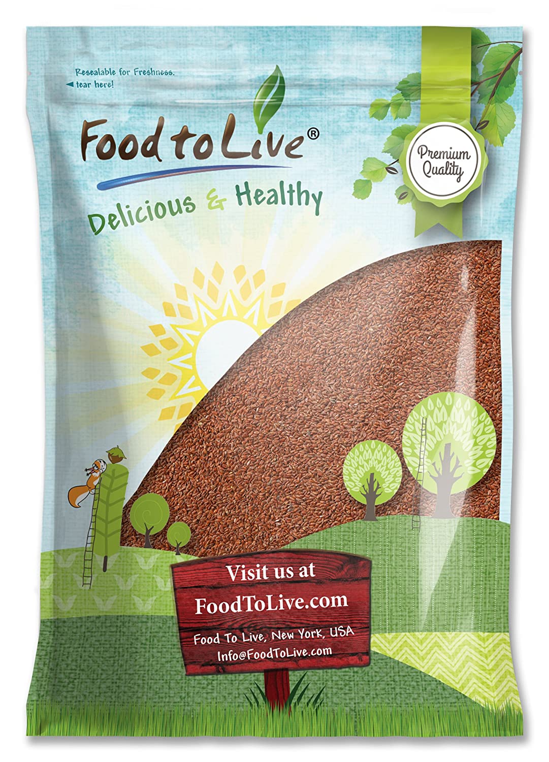 Brown Flaxseed - by Food To Live