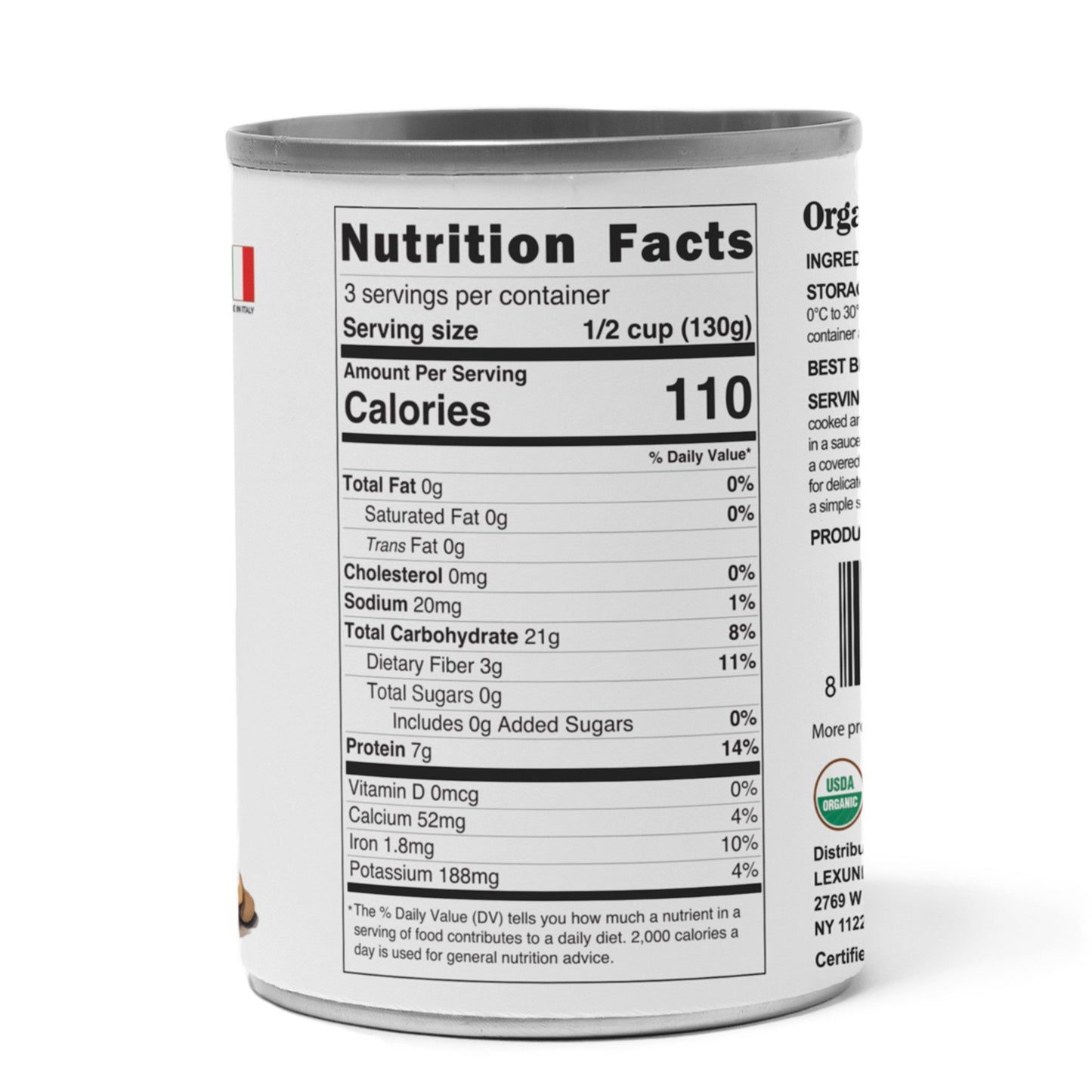 Organic Canned Lentils – Unsalted, Non-GMO, Vegan – by Food to Live