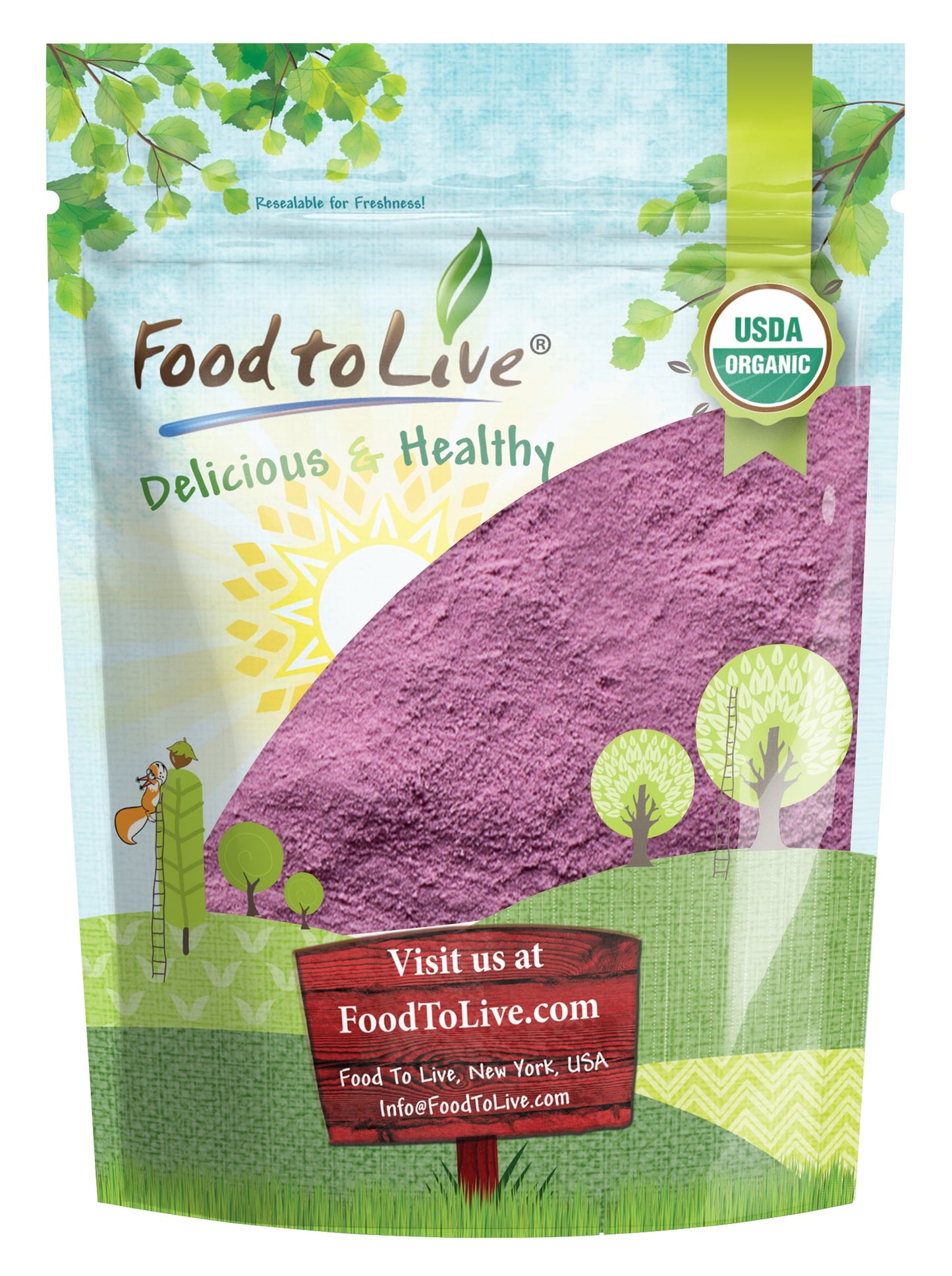 Organic Cherry Juice Powder - by Food To Live