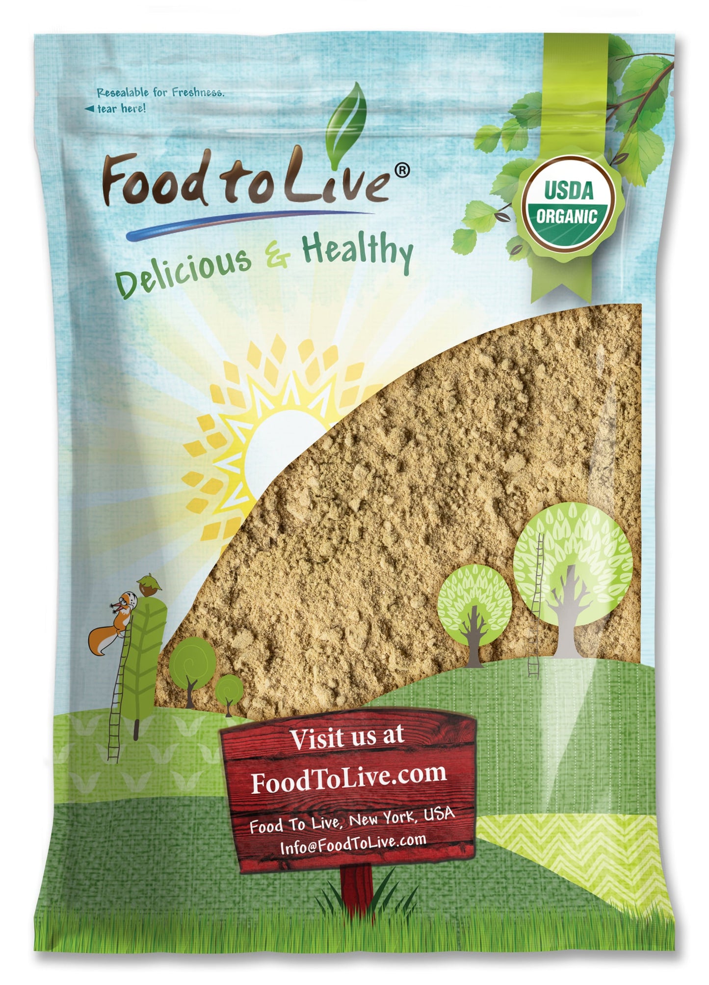Organic Toasted Pumpkin Seeds Protein Powder - by Food To Live