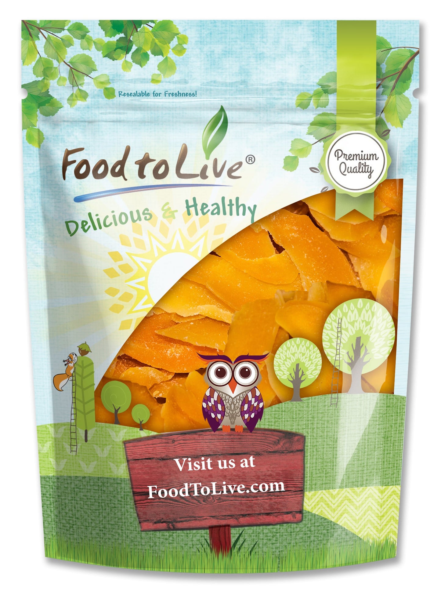 Dried Mango Cheeks - by Food To Live