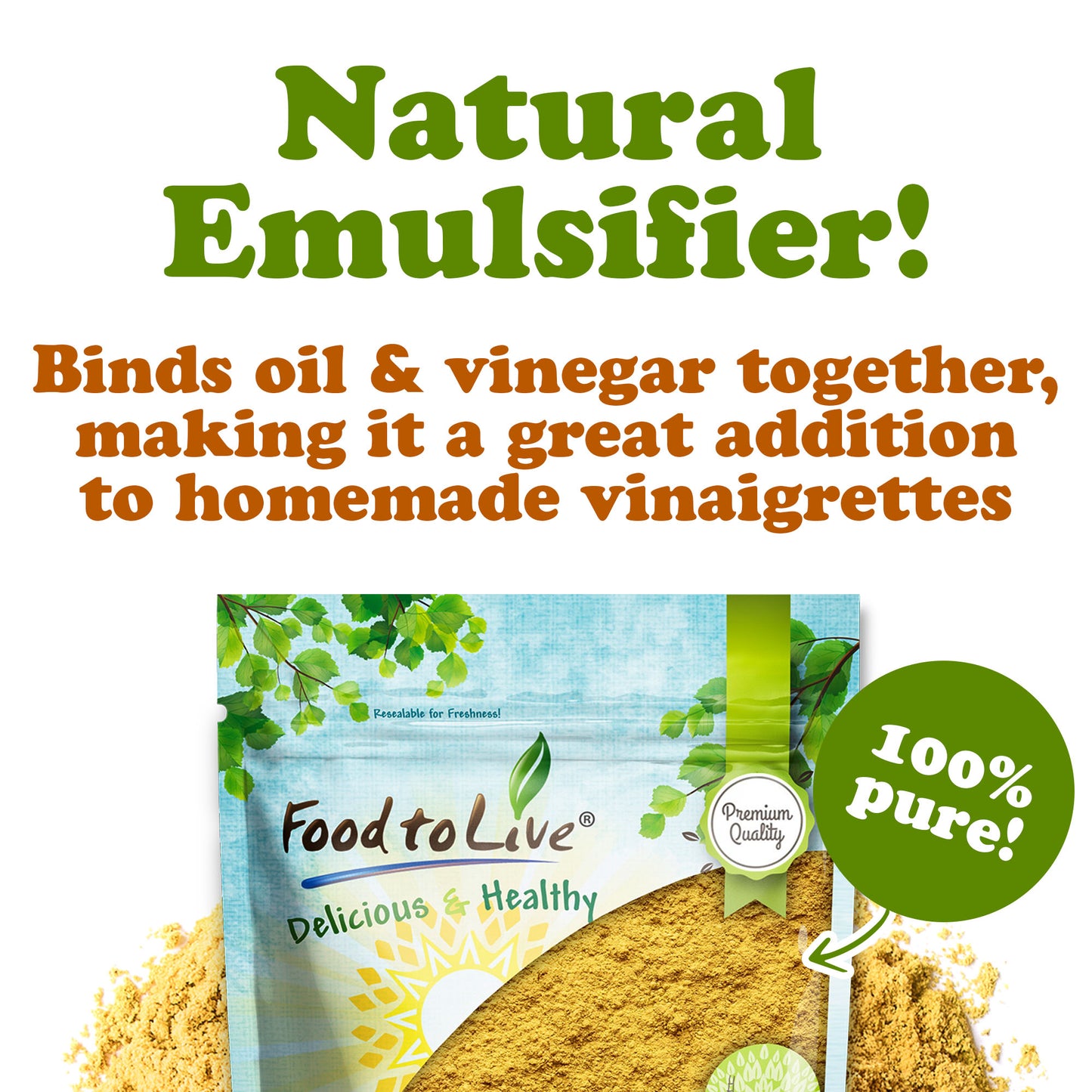 Ground Yellow Mustard Seeds - by Food To Live