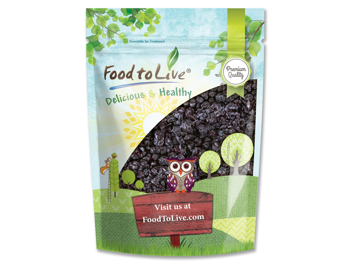 Dried Blueberries - by Food To Live