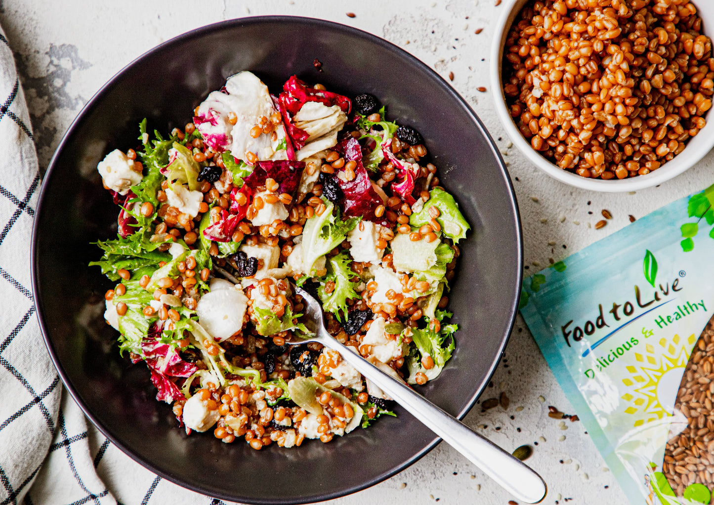 Organic Hard Red Wheat Berries - by Food To Live