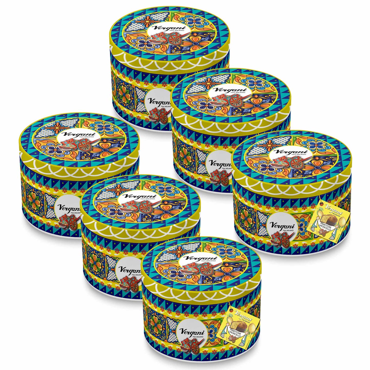 Vergani Sicily Lemon Cream Panettone -750g (1.65 lb)