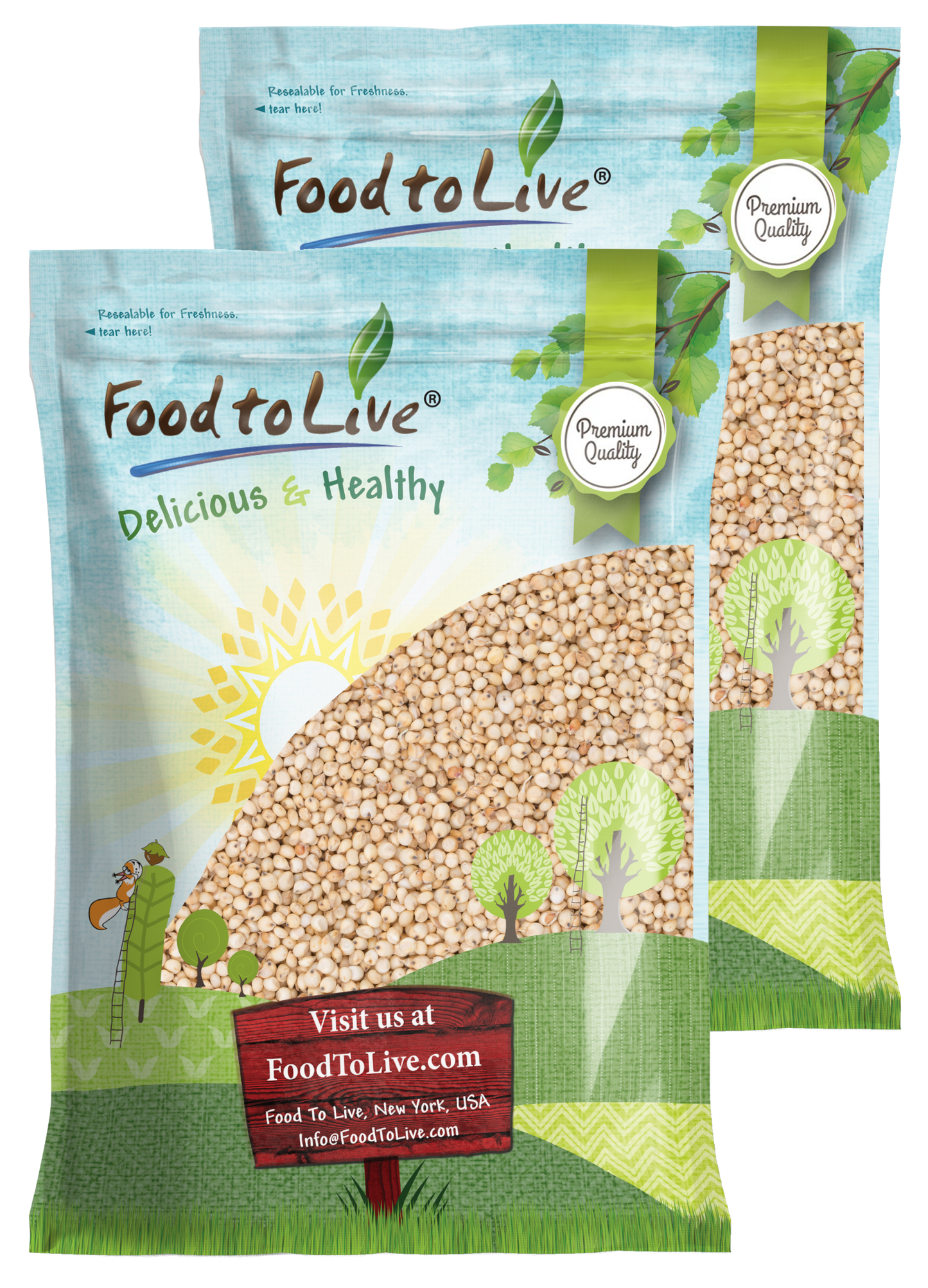 Organic Great Plains White Sorghum Grain - by Food to Live
