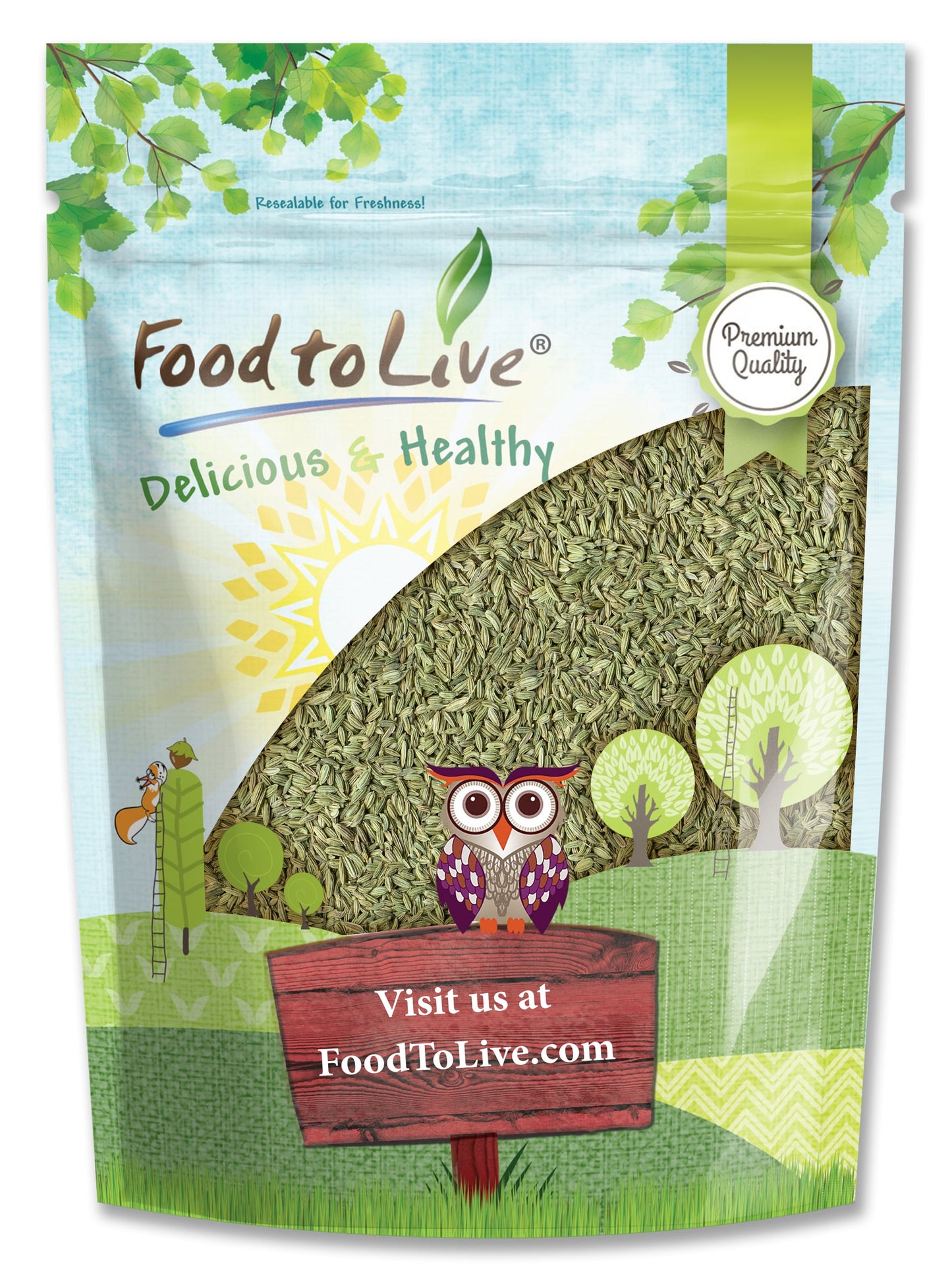 Fennel Seeds - by Food To Live