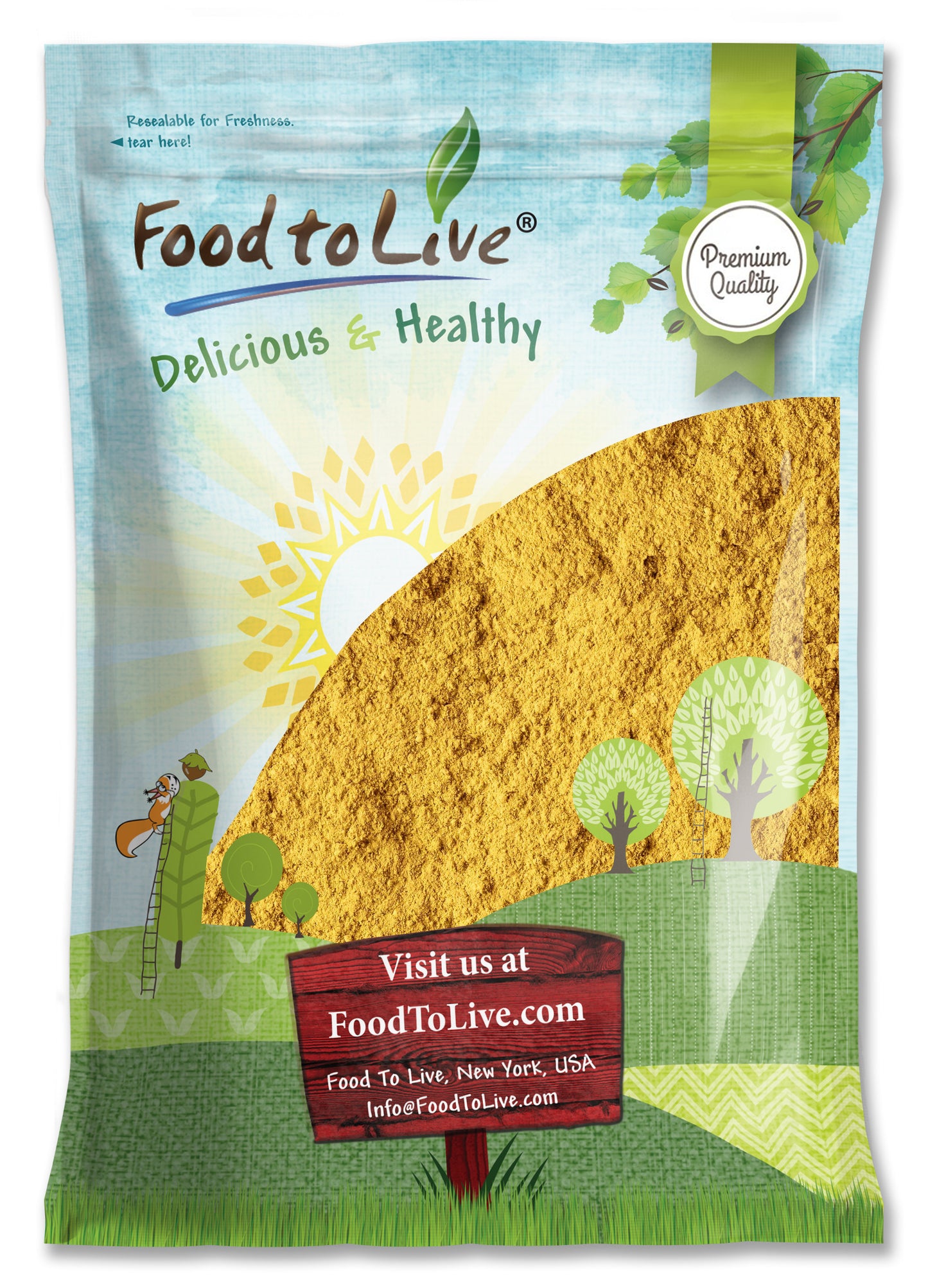 Ground Yellow Mustard Seeds - by Food To Live