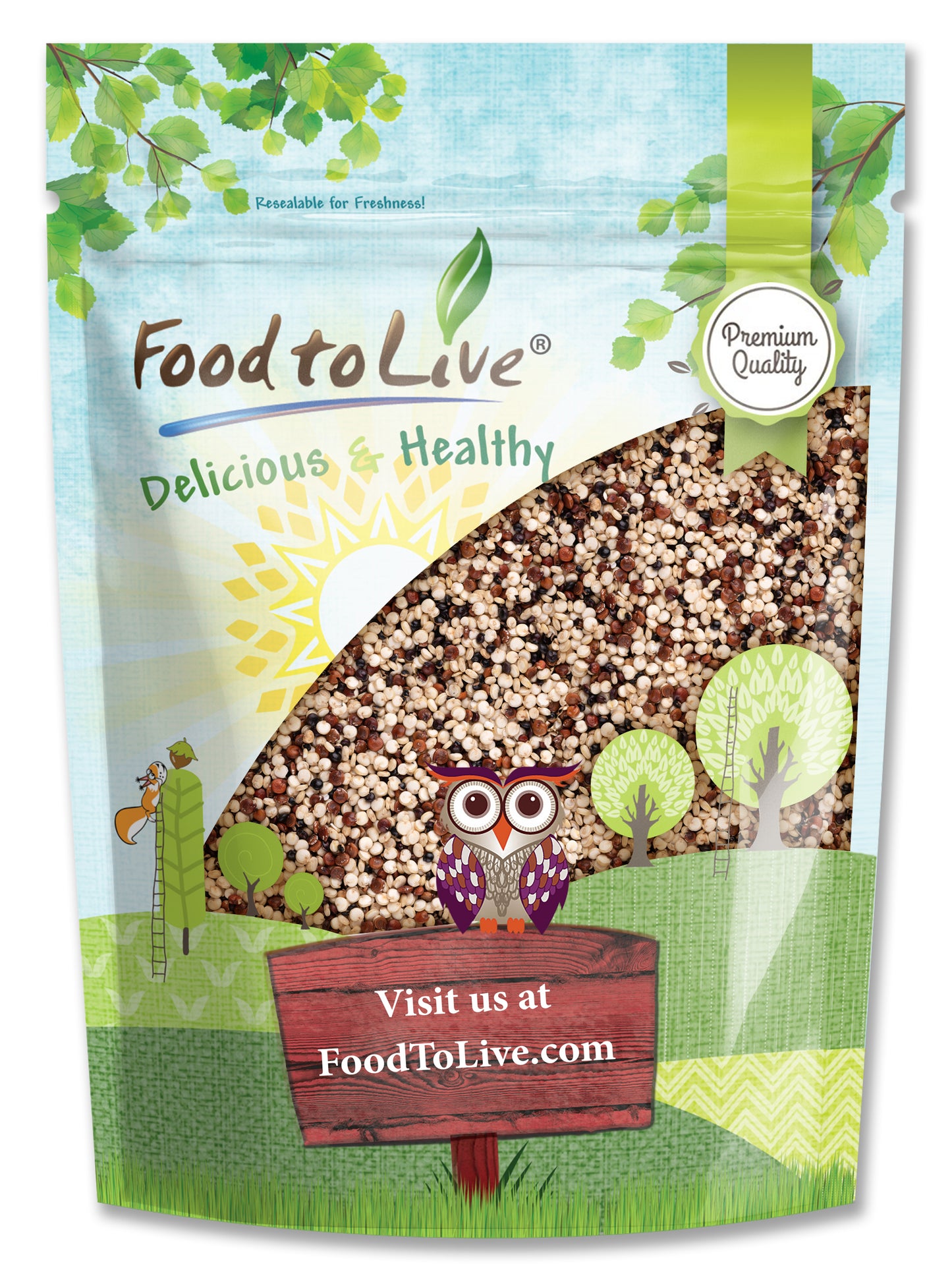 Tri-Color Quinoa - by Food To Live