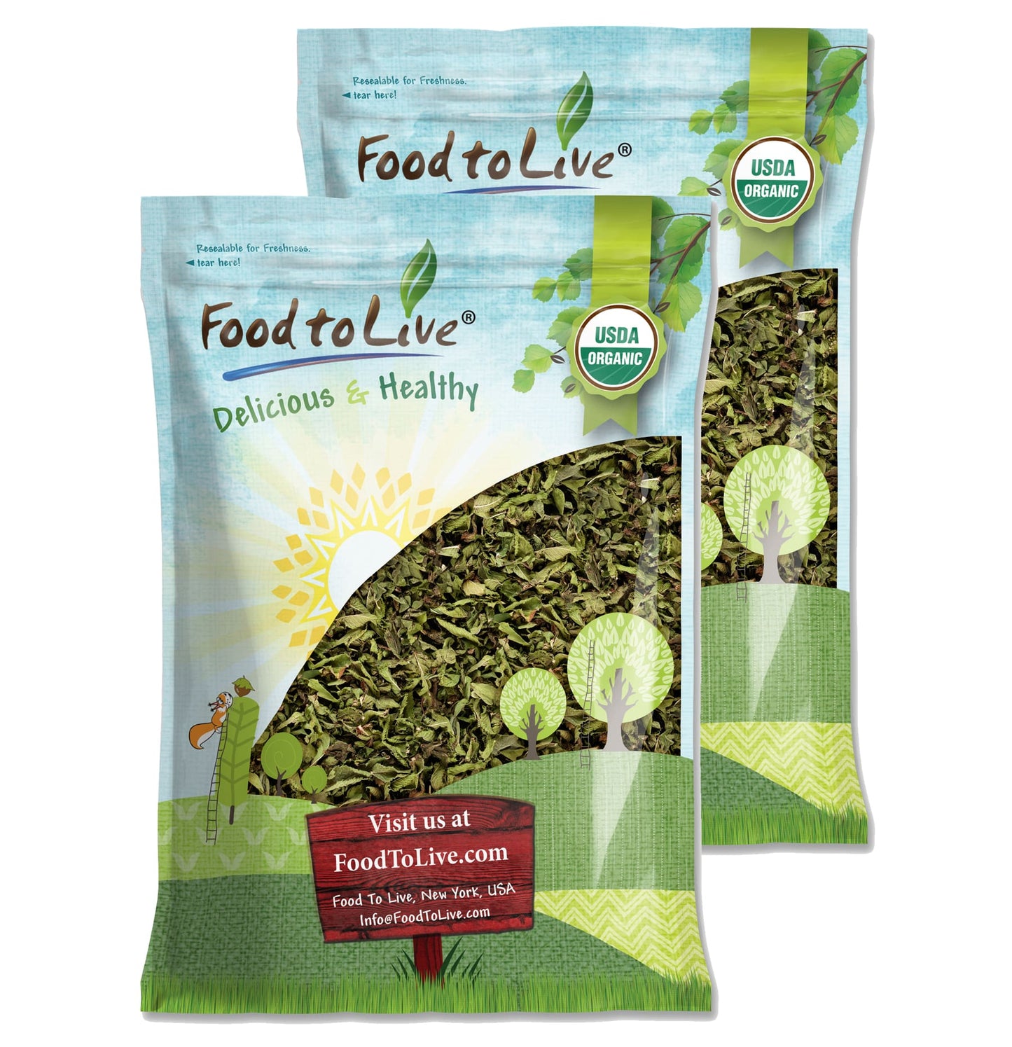 Organic Peppermint Leaves - by Food To Live