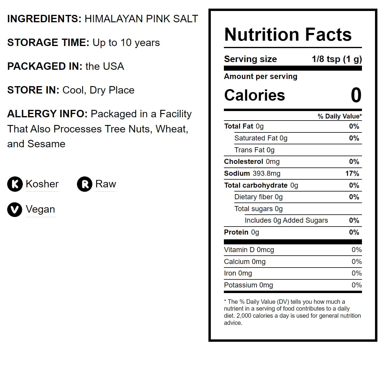 Fine Himalayan Pink Salt - by Food To Live