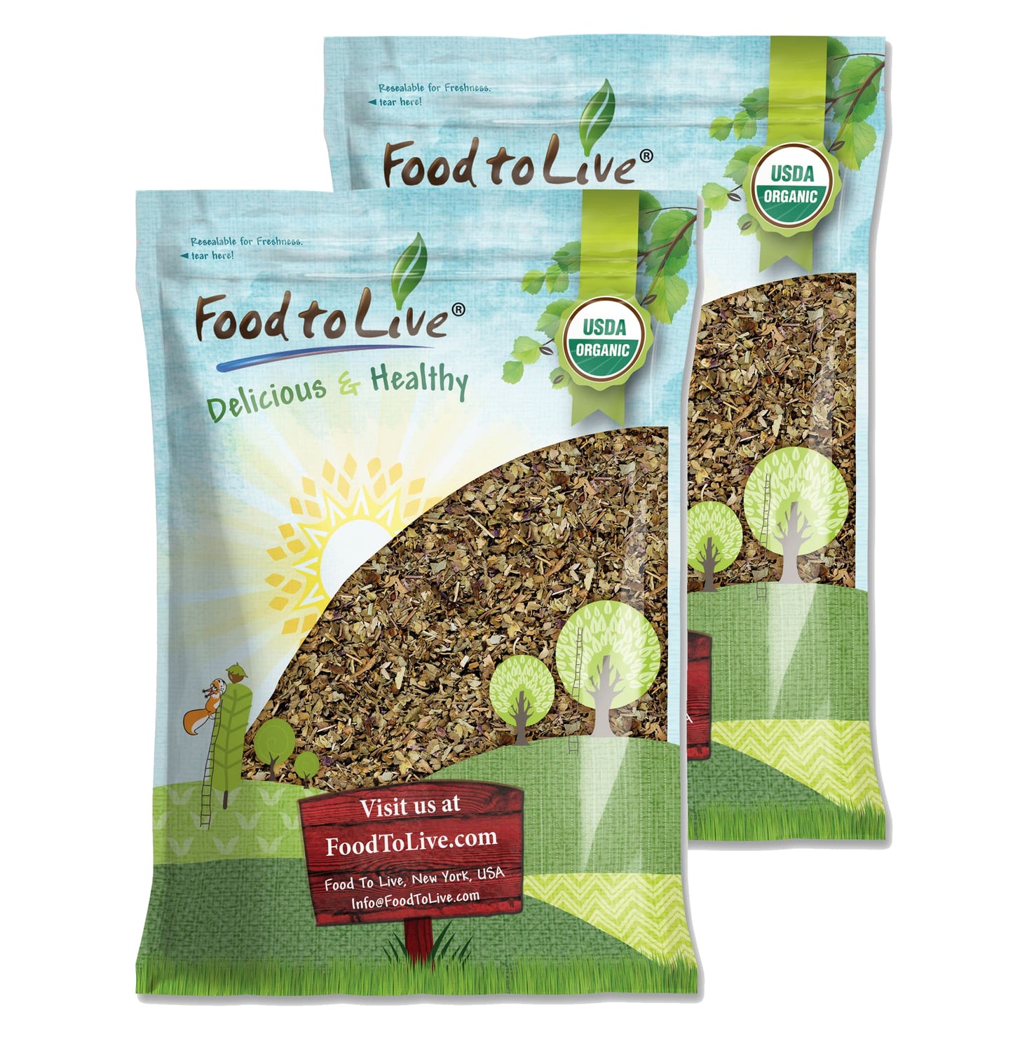 Organic Basil Leaves - by Food To Live