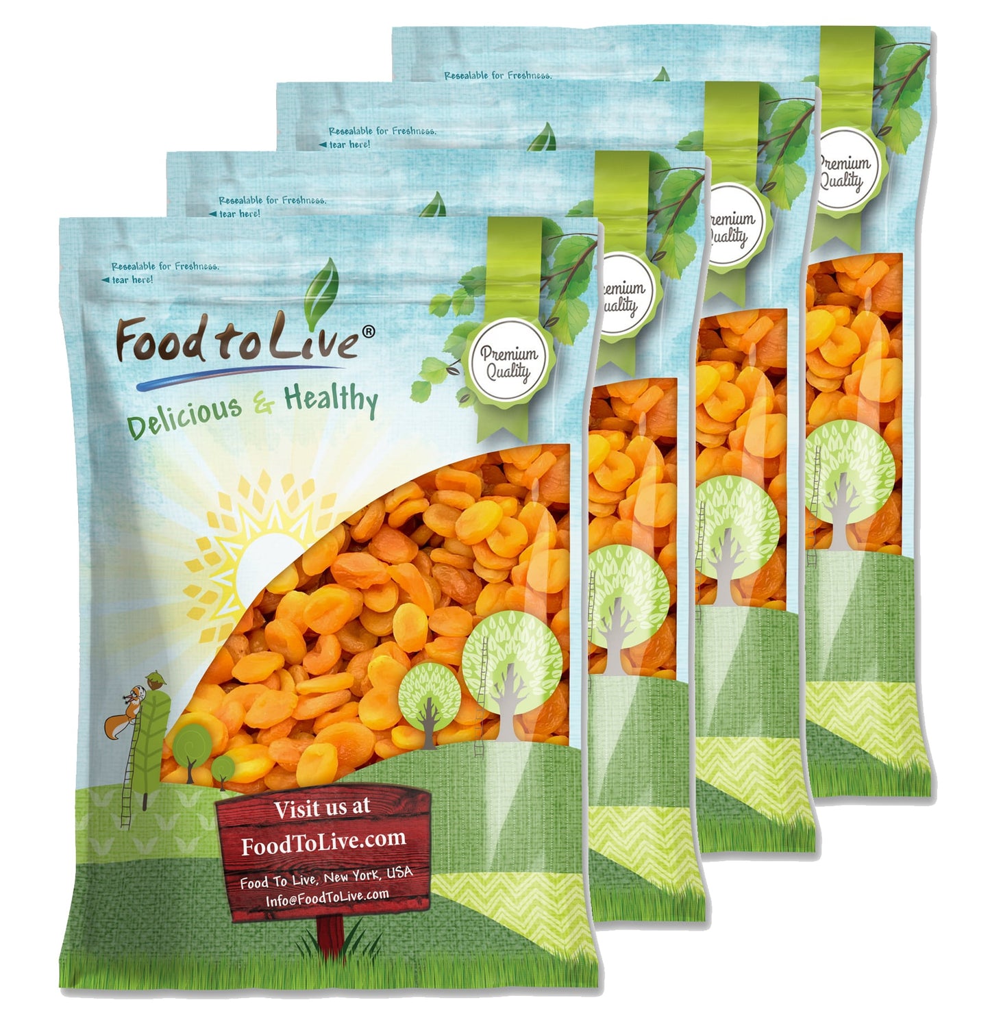 Dried Apricots - by Food To Live