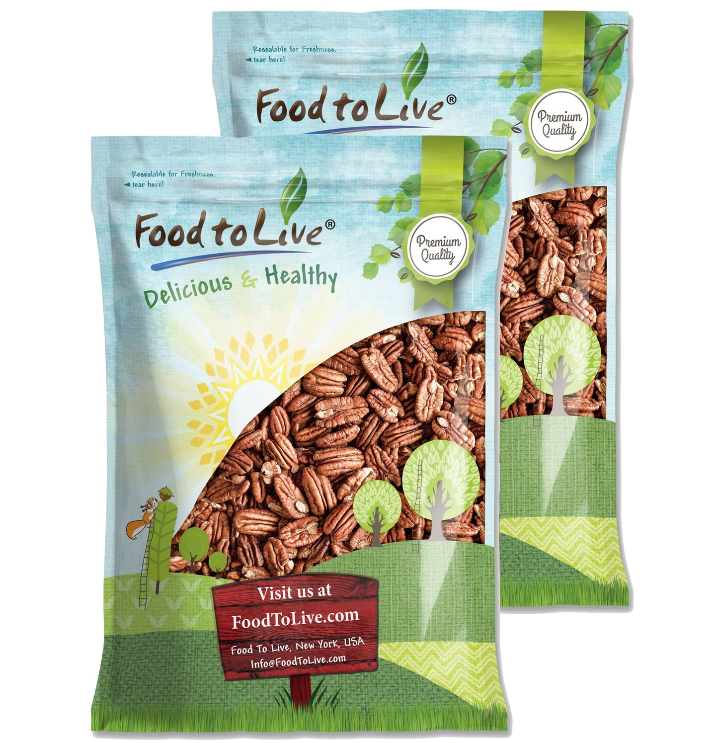 Pecan Halves - by Food To Live