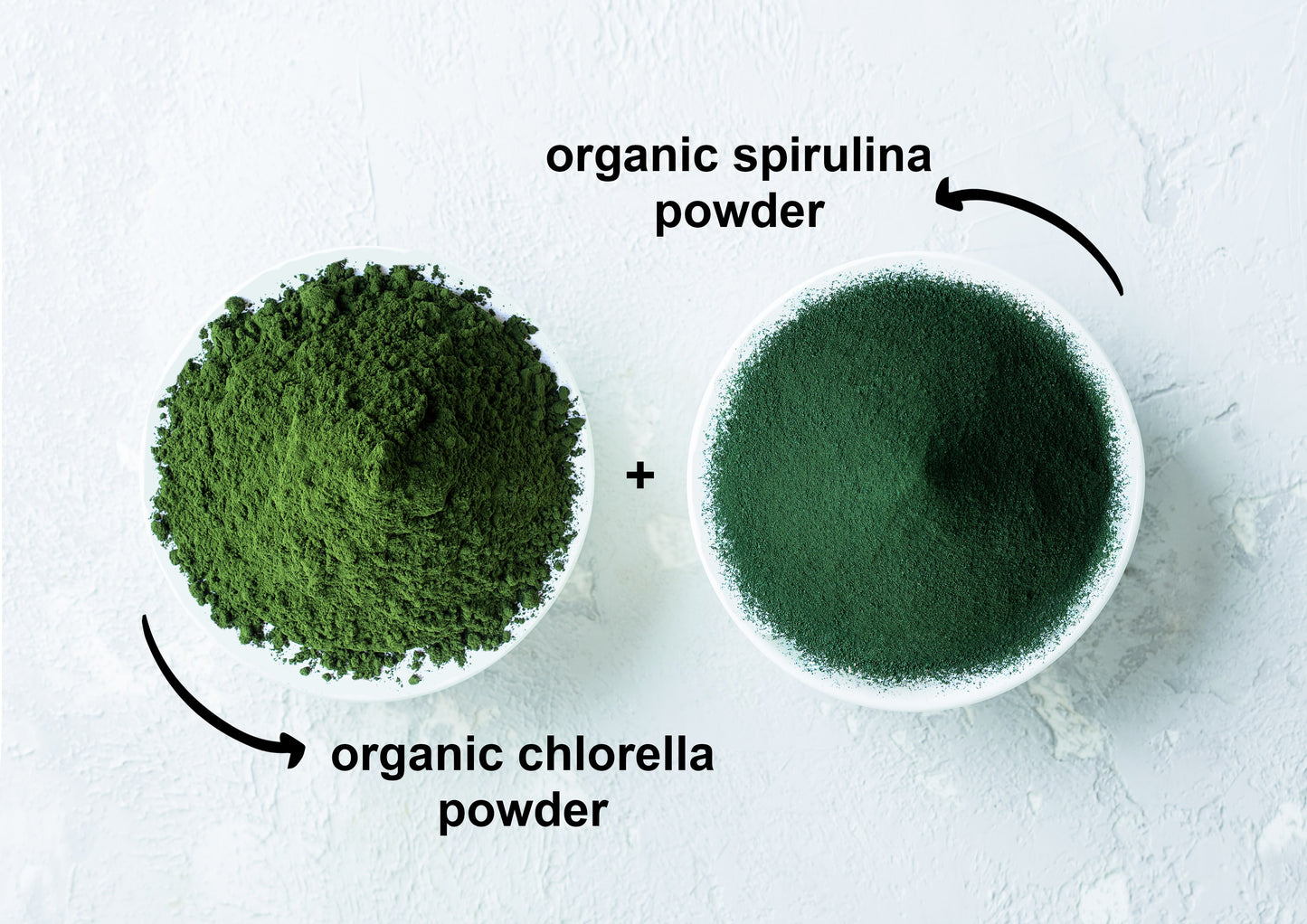 Organic Algae Powder Mix – Spirulina and Chlorella 50/50 Blend, Non-GMO, Rich in Chlorophyll, Raw, Pure, Vegan Superfood, Bulk, Great for Smoothies, Good Source of Protein and Vitamins
