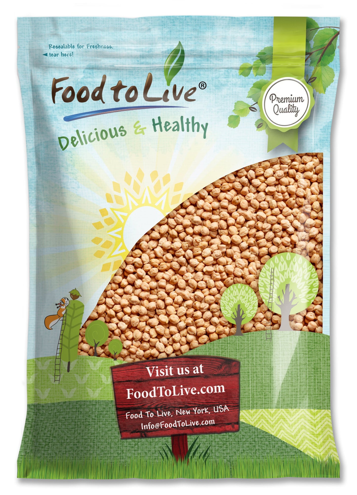 Garbanzo Beans - by Food To Live