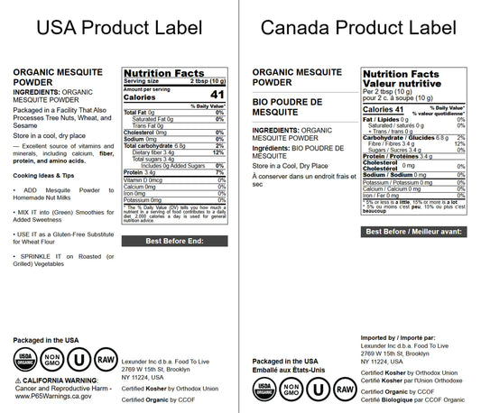 Organic Mesquite Powder - by Food To Live