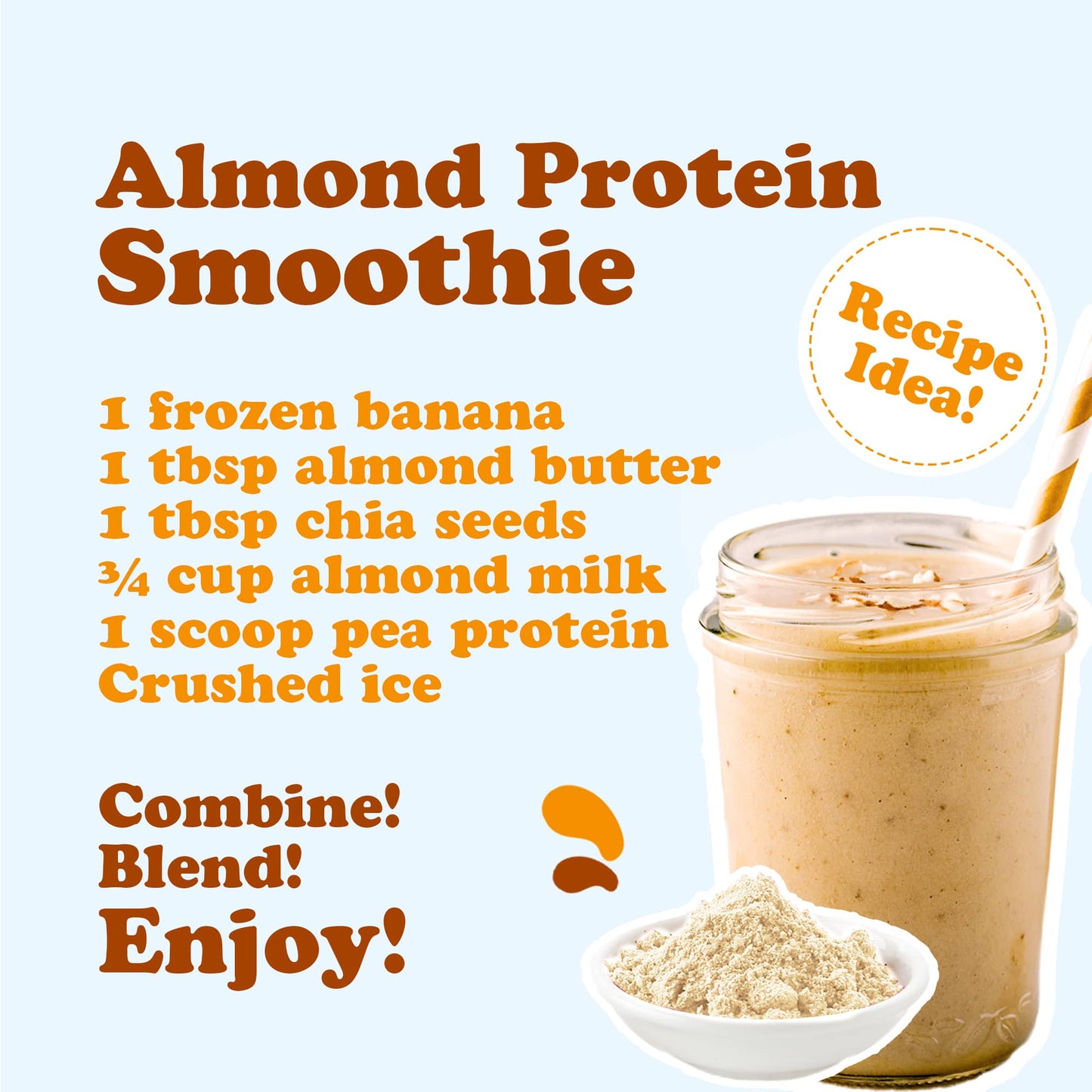 Organic Pea Protein Powder - by Food To Live